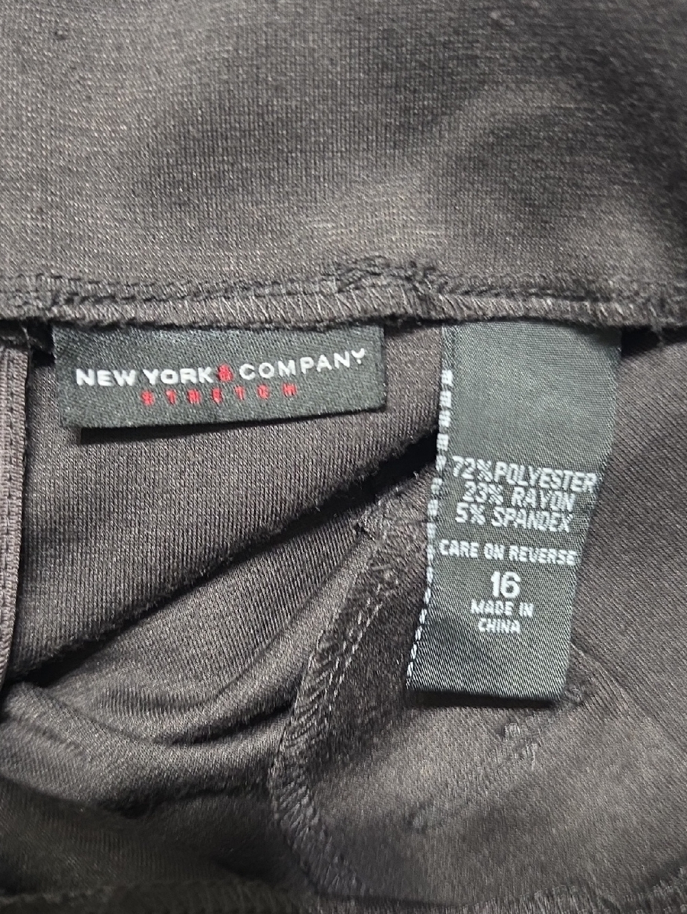 New York & Co High-Waist Dark Brown A-Line Midi Skirt with Button Detail - Picture 8 of 8